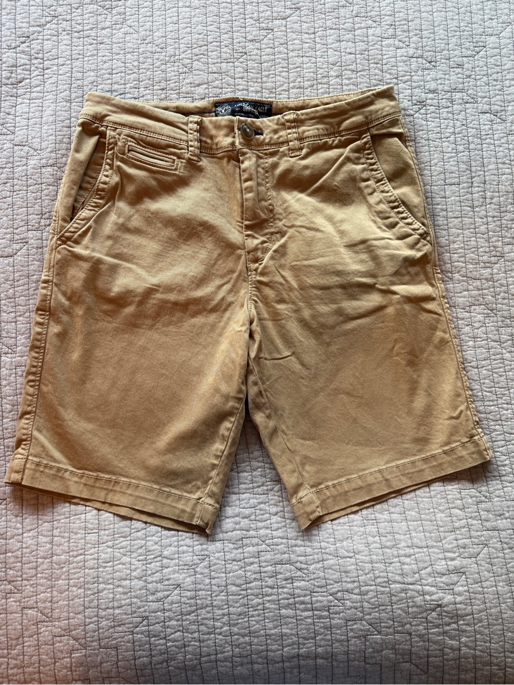American Eagle Active Flex Slim Khaki Chino Shorts Men’s Size 30